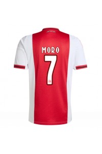 Ajax Raul Moro #7 Voetbaltruitje Thuis tenue 2025-26 Korte Mouw